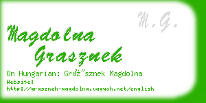 magdolna grasznek business card